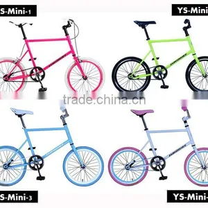 20 Inch Single Speed Fixed Gear Bike Good Looking Girl Red Bicycle thumbnail-2