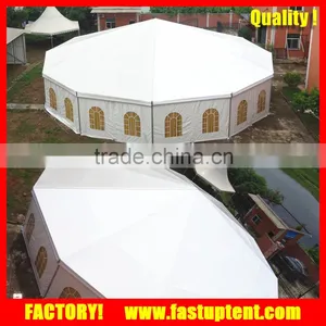 Big Aluminum Frame PVC Round Circle Dome Multi Side Tent for Wedding Events Party thumbnail-1