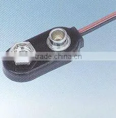 9V Black Plastic Material Assembly Type Battery Snap thumbnail-1