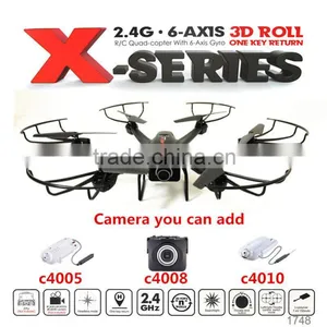 2.4G Remote Control rc Quadcopter Mini Drone Long Flying Toy Helicoter PK thumbnail-6