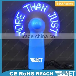SUNJET 2016 China Wholesale Customized PVC Led Battery Fan thumbnail-1