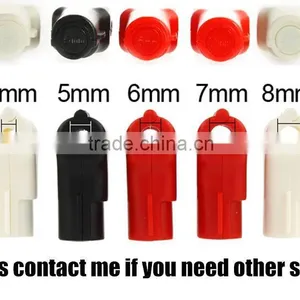 Hot Selling Best Quality Small Plastic Hook Security Lock Slatwall Hooks thumbnail-3