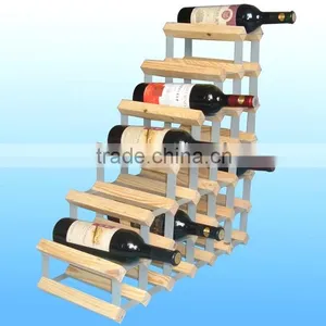 China Factory Made Custom Design High Quality Wooden Wine Racks thumbnail-2