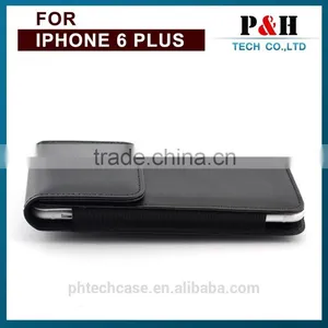 New Skin Faux Leather Pouch for Iphone 6 Plus thumbnail-2