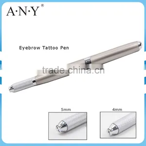 ANY Double Use Metal Handle Tattoo Embroidery Microblading Eyebrow Pen thumbnail-1