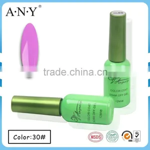 ANY Hot Selling Pure Colour UV Nail Gel Lacquer Polish Long Lasting Glaze UV Gel Nail Polish 120 Colors 12ML 30# thumbnail-1