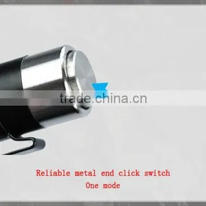 Dry Battery Power Source and Mini LED Light Torch Flashlight Silver thumbnail-2