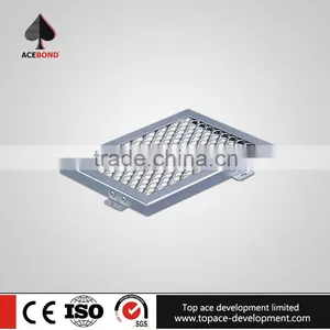 ACEBOND Good Technology Perforated Aluminum Metal Curtain Wall Carved Station thumbnail-4