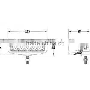 Hot Sale IP67 10-30v LED Driving Light 15w LED Truck Light 12v LED Work Light For Cars thumbnail-3