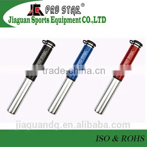 Bike Air Pump for MTB and City Bike Blue+Silver Color thumbnail-1
