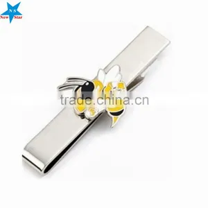 Custom Logo Stainless Steel Tie Bar Make Your Own Design Tie Clips thumbnail-1