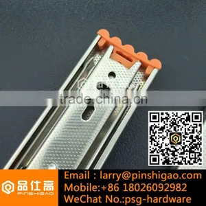 3 Fold Full Extension Ball Bearing Telescopic Drawer Runner thumbnail-5