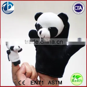 Handmade Custom Stuffed Panda Soft Stuffed Plush Hand Puppet,Plush Panda Hand Puppet thumbnail-1