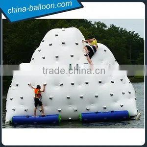 Beach Inflatable Iceberg Climbing Wall/ Inflatable Floating Iceberg 0.9mm Pvc Tarpaulin thumbnail-3