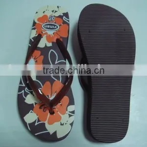 663 LOULUEN Custom EVA Ladies Flat Slippers Wedge Flip Flops For Women With Logo thumbnail-4