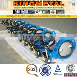 304 Stainless Steel 10 Inch Butterfly Valve DN250 thumbnail-6