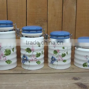 New Ceramic Airtight Jar With Silicon Gel thumbnail-1