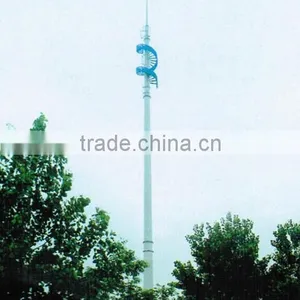 Telecom Monopole Tower China Manufacture/galvanized Steel Pole thumbnail-2