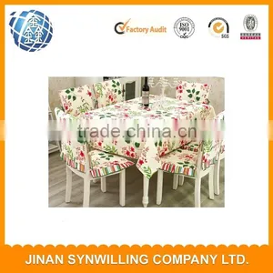 Textile Factory Wholesale 100% Polyester Customized Logo Printed Promotional Table Cloth thumbnail-4