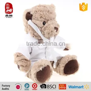 Wholesale Stuffed Animals Wearing Clothes Teddy Bear Doctor thumbnail-5