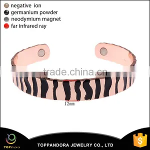 Fashion Cooper Jewelry Bangle Magnetic Energy Power Bracelet Bangle Health Copper Bangles Bracelet Accessories Wholesale Quality Choice thumbnail-1