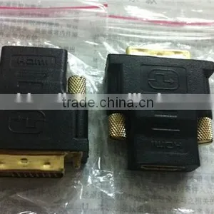 DVI-D 24+1 Pin Male to HDMIFemale M-F Adapter Converter Gold Plated Top Quality thumbnail-1