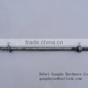 Plain Anchor Bolt With Nut and Washer,formwork Accessories,l Anchor Bolt thumbnail-1