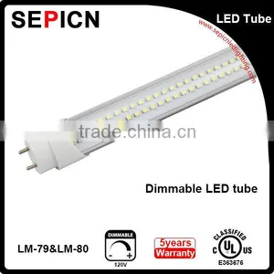 2014 Hot Sale Epsitar Multi Color Rohs Indoor t8 Led Tube UL,cUL,DLC,CE,ROHS Approved thumbnail-1