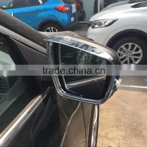 Electroplate Rearview Side Mirror Sun Rain Visor Shield Water Rainproof Cover ABS Chrome 2 Pcs For KADJAR Car Accessories 2016 thumbnail-2
