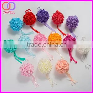 Multi Color 10CM 20CM 30cm Rose Artificial Foam Rose Flower Ball in Stock thumbnail-1