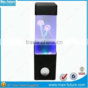 Mini Jellyfish Water Dancing Speaker With USB Charger F-1218 J thumbnail-1