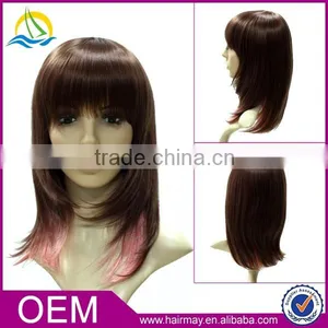 Factory Price Straight Cheap Stock Cosplay Wholesale Synthetic Wigs thumbnail-1
