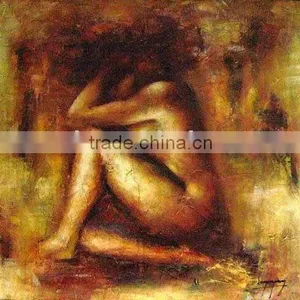 New Style Print Canvas Free Sex Nude Chinese Photo Oil Paint thumbnail-1