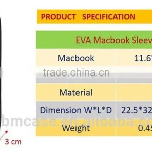 BUBM 2016 Popular EVA Case Promotion Gifs Case for Macbook Pro Customized EVA Case for Lady thumbnail-5