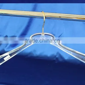 High Quality Market Acrylic Plexiglass Plastic Clothes Hanger Hanger Anti-slip Plastic Hanger thumbnail-3