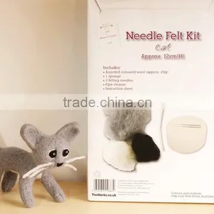 2016new Fashion Needle Felting Kit Felting Wool for Cat thumbnail-1