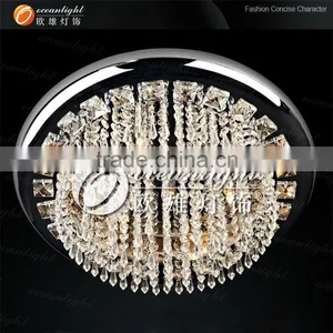 White Crystal Plastic Pendant Lights Fancy Pendant Light Om77045 thumbnail-4