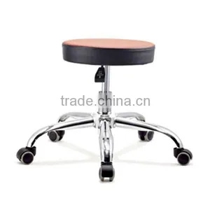 New Red PU Wheels Bar Chair/Bar Stools/Barstools thumbnail-1