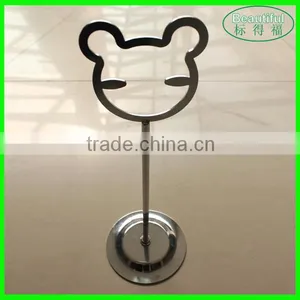 New Arrival!Metal Cute Little Bear Handbag Stand,Bag Display Rack thumbnail-1