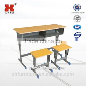 Two Students With the Desks and Chairs/school Desk and Bench thumbnail-1
