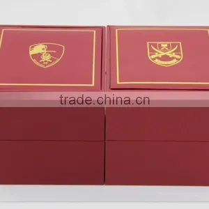 High Quality Square Packaging Box With Custom Gold Stamping Logo and Soft Pad thumbnail-1