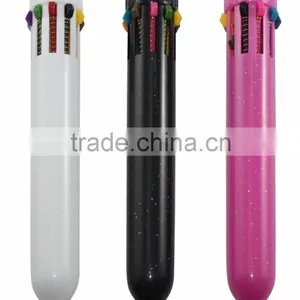 Shiny Barrel Gift 10 in 1 Colors Ball Pen Parts and Functions thumbnail-1