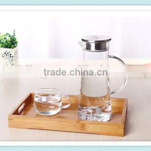 Borosilicate Double Wall Tea Glass Bottle Heat-resistant Double Wall Glass Pitcher With High Quality thumbnail-3