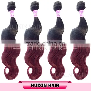 2016 High Feedback Top Peruvian Hair Ombre Braiding Hair, #1b-red Human Hair Extension thumbnail-4