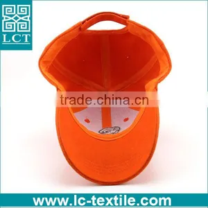 LCTN1890 Patch Embroidery Orange 5 Panel Baby Hat Snapback Cap thumbnail-5