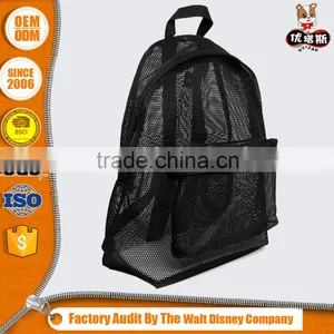 2016 Export Quality Oem Black Mesh Backpack thumbnail-2