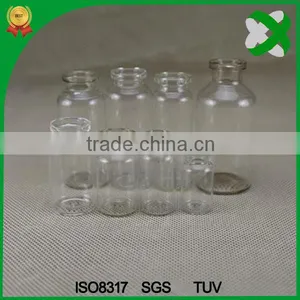 Clear Amber Pharmacy Galss Bottle Vials for Liquid thumbnail-3