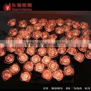 Waterproof Color Changing Rose Flower Party Garden Lawn LED Christmas Light thumbnail-5