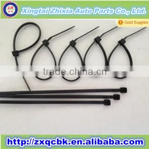 Made at XINGTAI ZX Good Performance Nylon Soft Cable Tie/cable Ties Plastic Black/ce Approved Cable Tie thumbnail-2