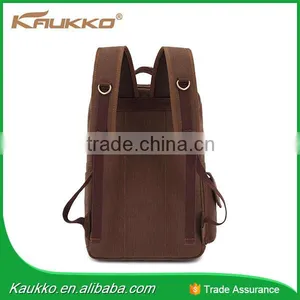 Vinrage Style Wholesale Custom Brand Logo Canvas Backpack FS261 thumbnail-3